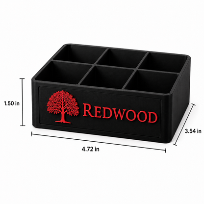 Medium 6-Slot Desk Organizer Tray
